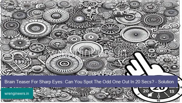 Brain Teaser For Sharp Eyes: Can You Spot The Odd One Out In 20 Secs? - Solution