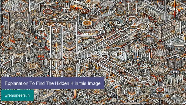 Explanation To Find The Hidden K in this Image