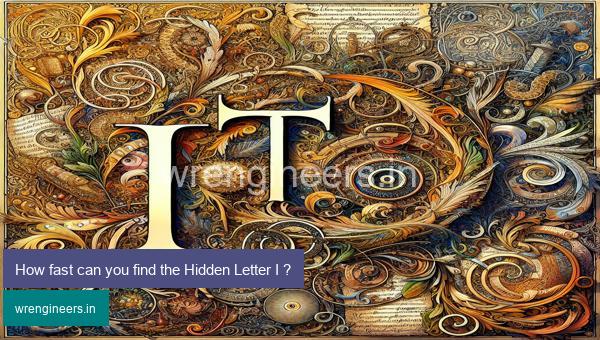 How fast can you find the Hidden Letter I ?