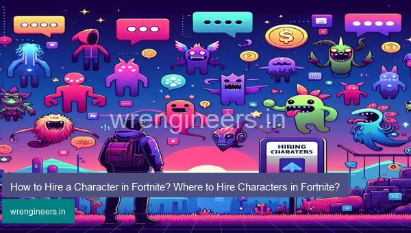 How to Hire a Character in Fortnite? Where to Hire Characters in Fortnite?