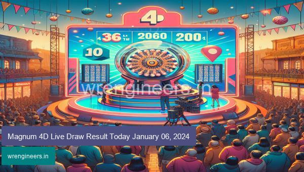 Magnum 4D Live Draw Result Today January 06, 2024