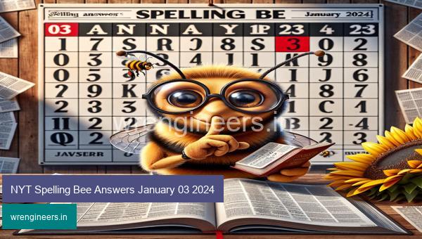 NYT Spelling Bee Answers January 03 2024