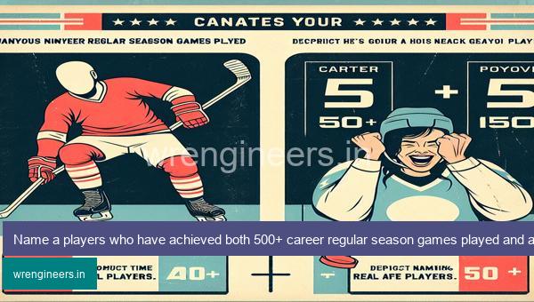 Name a players who have achieved both 500+ career regular season games played and a single playoff game with 5+ goals