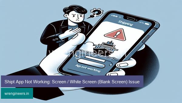 Shipt App Not Working: Screen / White Screen (Blank Screen) Issue