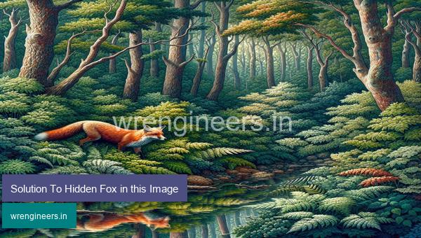Solution To Hidden Fox in this Image