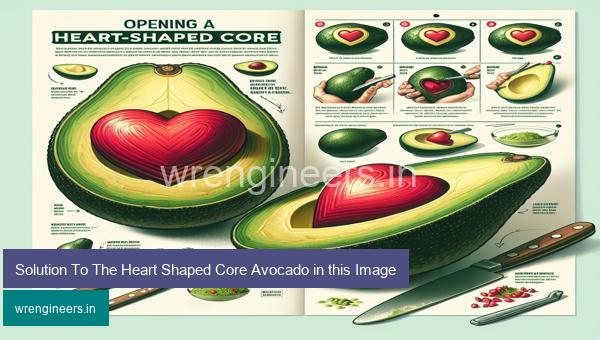 Solution To The Heart Shaped Core Avocado in this Image