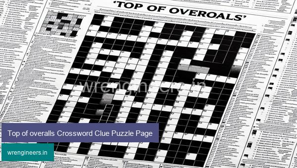 Top of overalls Crossword Clue Puzzle Page
