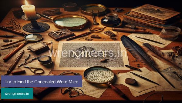 Try to Find the Concealed Word Mice