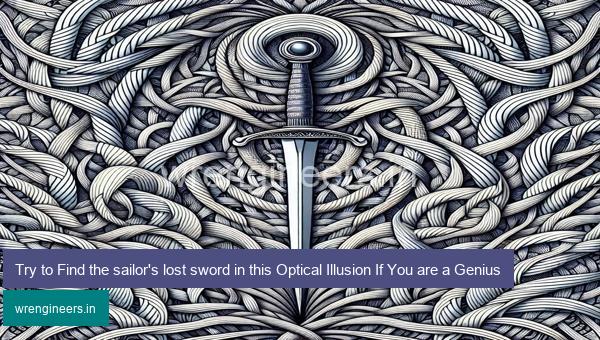 Try to Find the sailor's lost sword in this Optical Illusion If You are a Genius