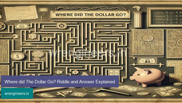 Where did The Dollar Go? Riddle and Answer Explained