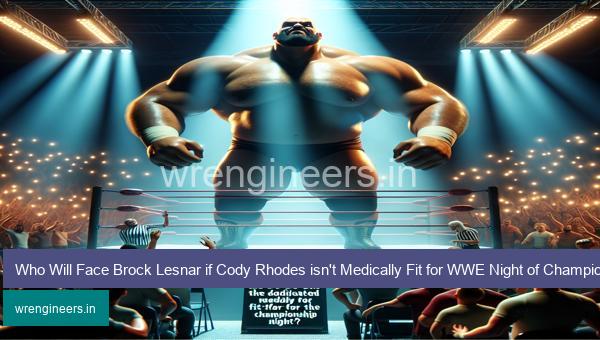 Who Will Face Brock Lesnar if Cody Rhodes isn't Medically Fit for WWE Night of Champions?